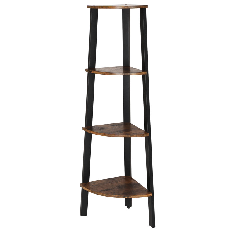 Gracie Oaks Drumm Corner Bookcase & Reviews Wayfair